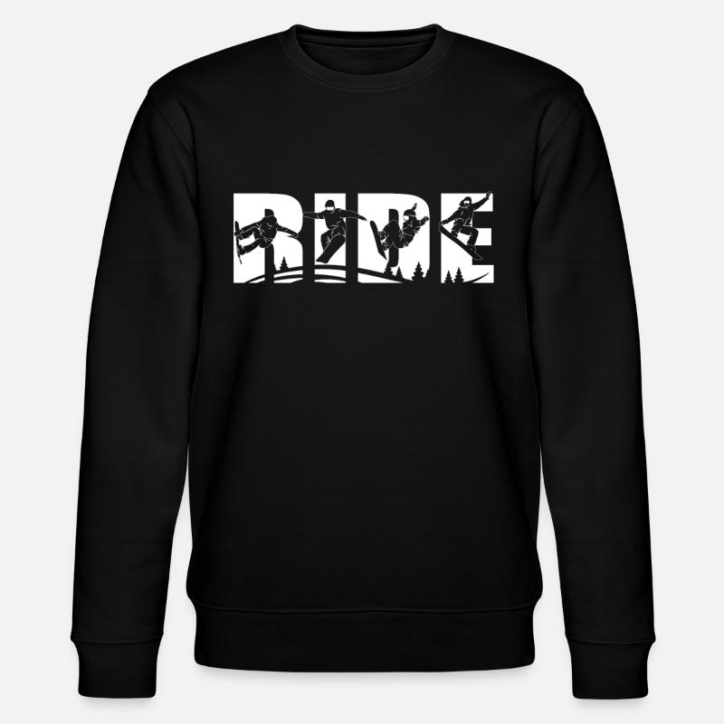 Ride Snowboarding - Stanley/Stella CHANGER Unisex Organic Sweatshirt - black