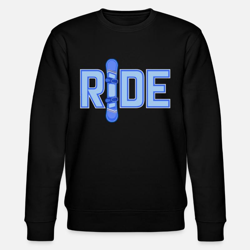 Ride Snowboarding - Stanley/Stella Unisex Bio-Sweatshirt CHANGER  - Schwarz