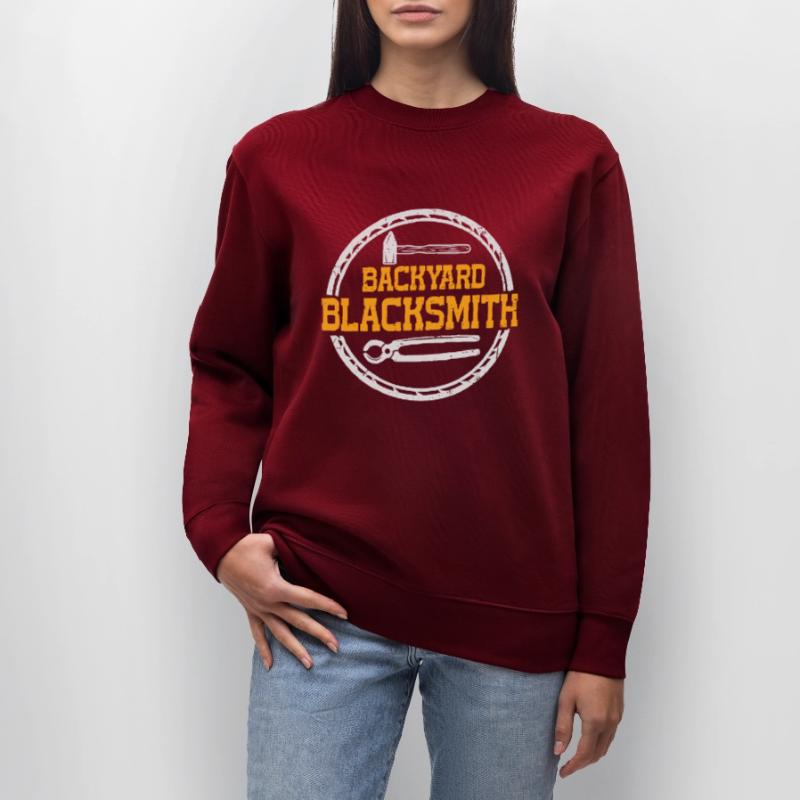 Backyard Blacksmith Anvil Blacksmith Stanley/Stella CHANGER Unisex Organic Sweatshirt