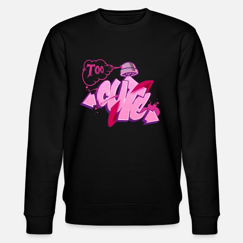 Graffiti 'Trop mignon | Trop mignon - Sweat bio CHANGER Stanley/Stella Unisexe - noir