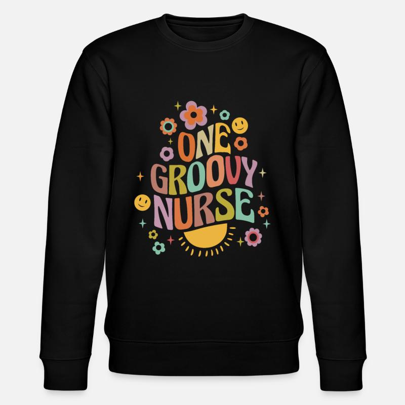 Une infirmière groovy - Sweat bio CHANGER Stanley/Stella Unisexe - noir