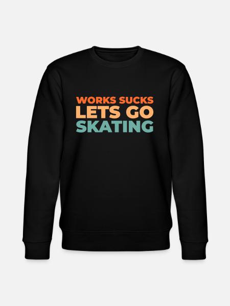 Figure skating figure skater - Stanley/Stella CHANGER Unisex Organic Sweatshirt - black