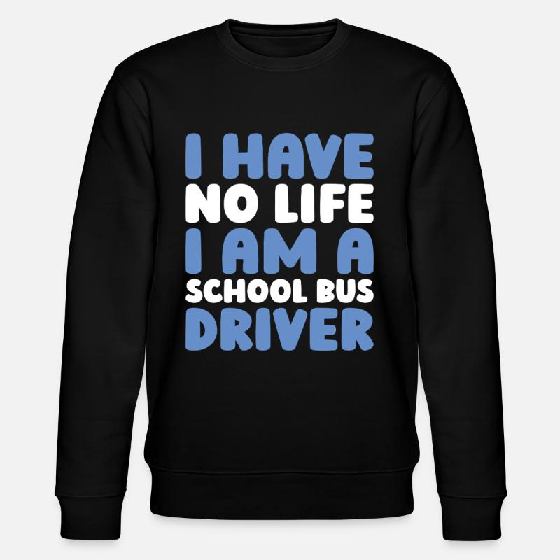 Schulbusfahrer - Stanley/Stella Unisex Bio-Sweatshirt CHANGER - Schwarz
