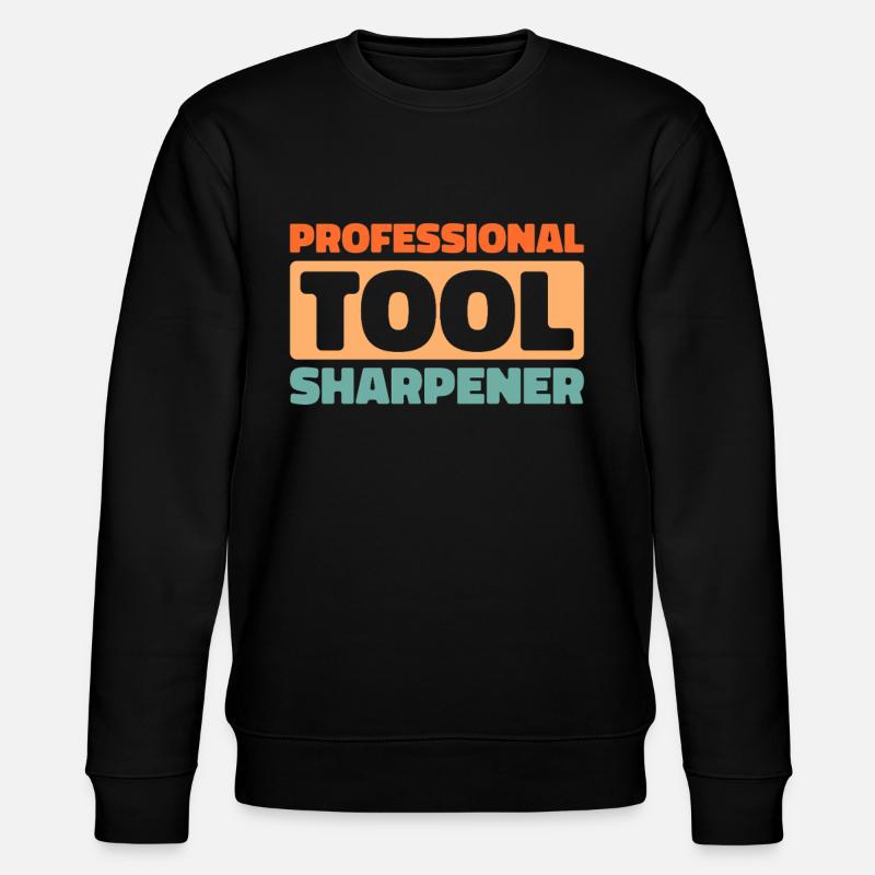 Werkzeugschleifer - Stanley/Stella Unisex Bio-Sweatshirt CHANGER  - Schwarz