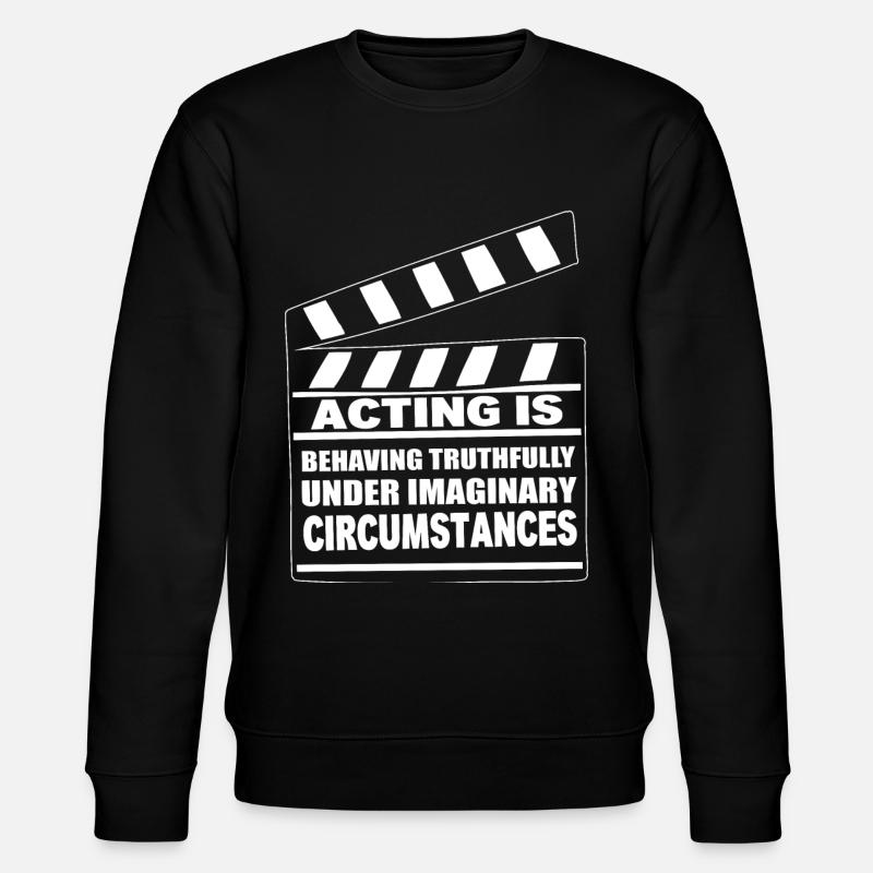 Funny actor - Stanley/Stella CHANGER Unisex Organic Sweatshirt - black