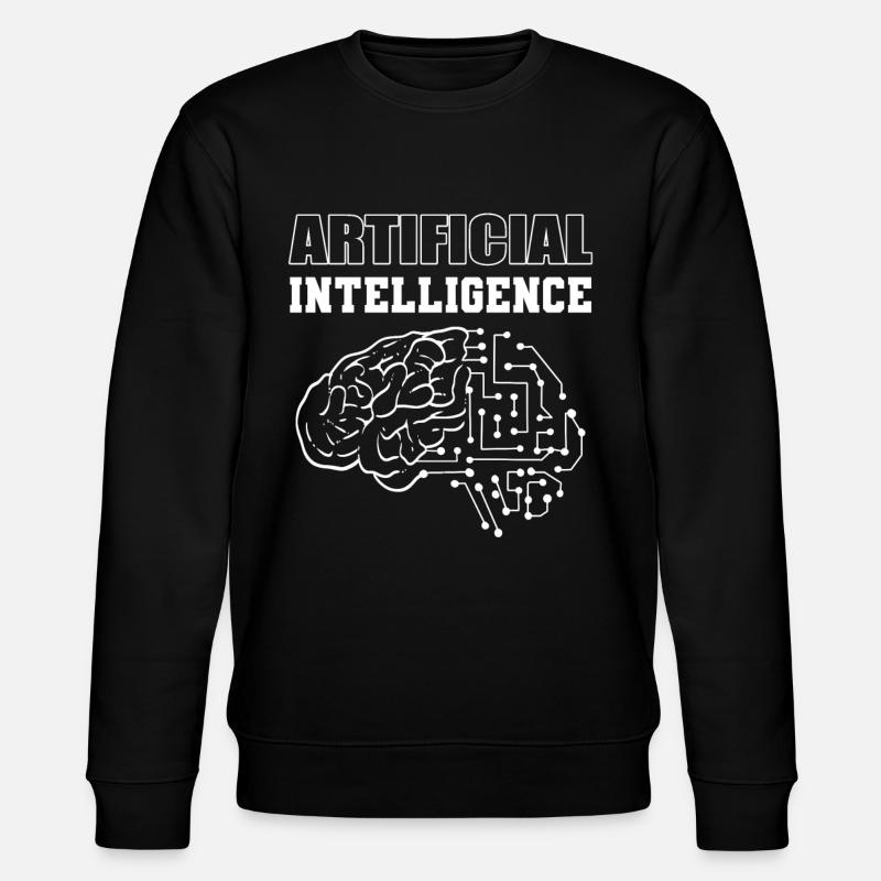 Artificial Intelligence Computertechniker - Stanley/Stella Unisex Bio-Sweatshirt CHANGER  - Schwarz