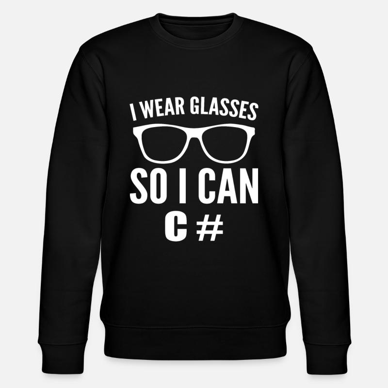 Lustiger Computerprogrammierer Computerfreak - Stanley/Stella Unisex Bio-Sweatshirt CHANGER  - Schwarz