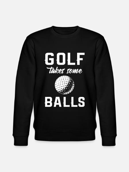 Funny golfer golfer - Stanley/Stella CHANGER Unisex Organic Sweatshirt - black