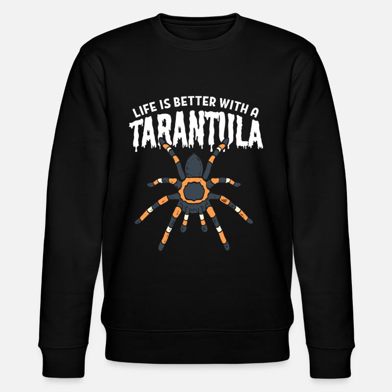 Tarantula Lovers Spider Lovers - Stanley/Stella CHANGER Unisex Organic Sweatshirt - black