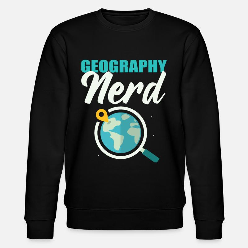 Géographie Nerd Archéologue - Sweat bio CHANGER Stanley/Stella Unisexe - noir