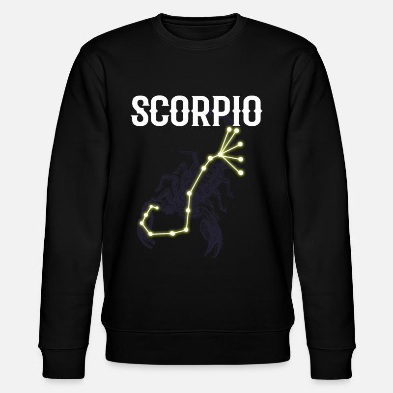 Scorpio Astrologie - Stanley/Stella Unisex Bio-Sweatshirt CHANGER  - Schwarz