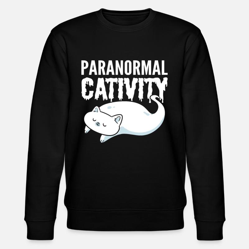 Paranormal Cat Ghostbusters - Sweat bio CHANGER Stanley/Stella Unisexe - noir