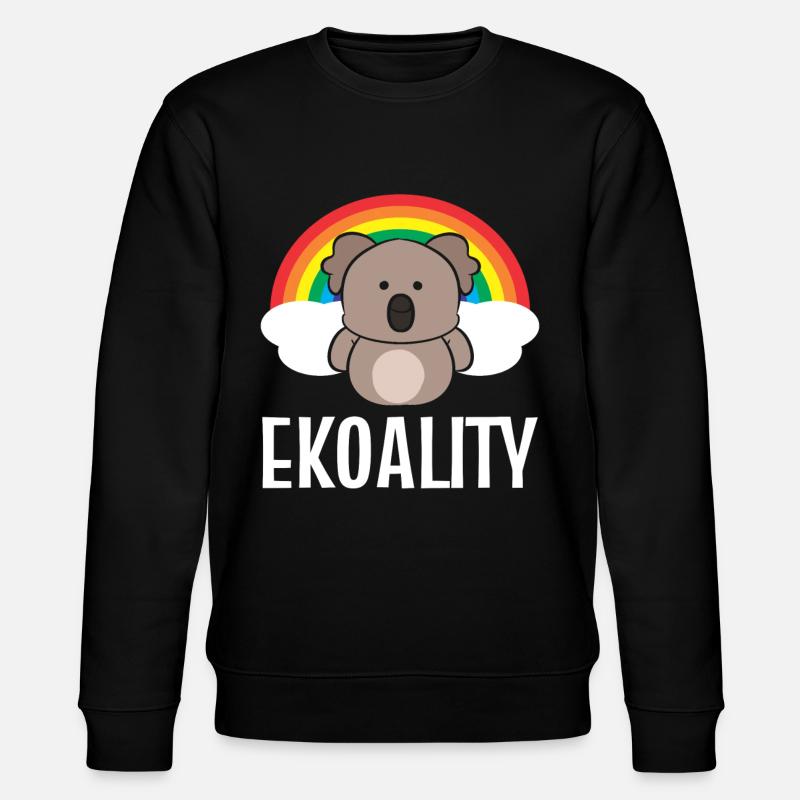 Ekoality LGBTQ -Mitglied - Stanley/Stella Unisex Bio-Sweatshirt CHANGER  - Schwarz