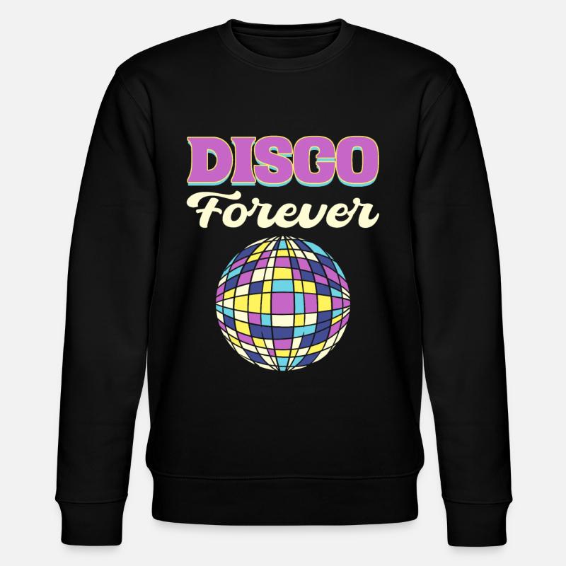 Disco Forever Disco Fanatic - Sweat bio CHANGER Stanley/Stella Unisexe - noir