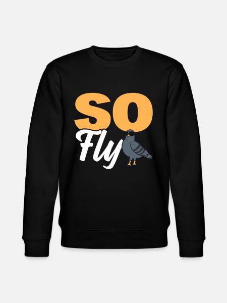 So Fly Ornithologe - Stanley/Stella Unisex Bio-Sweatshirt CHANGER - Schwarz