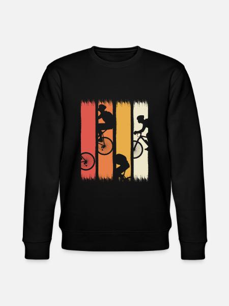 Mountainbiken Biker - Stanley/Stella Unisex Bio-Sweatshirt CHANGER  - Schwarz