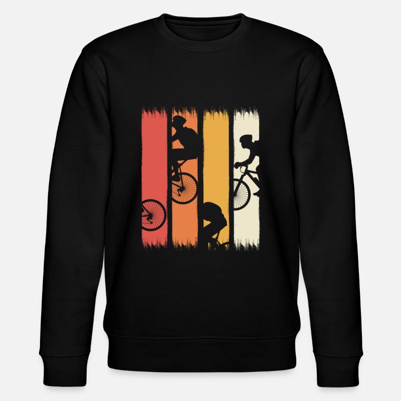 Mountainbiken Biker - Stanley/Stella Unisex Bio-Sweatshirt CHANGER - Schwarz