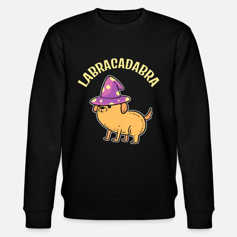 Labracadabra Zauberer - Stanley/Stella Unisex Bio-Sweatshirt CHANGER  - Schwarz