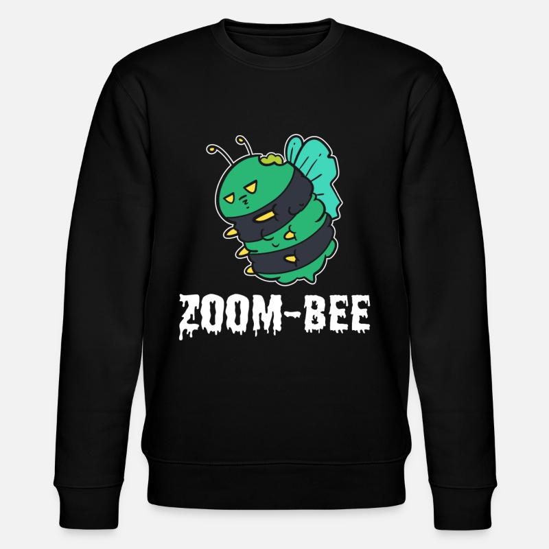 Zoom-bee Bienen Imker - Stanley/Stella Unisex Bio-Sweatshirt CHANGER - Schwarz