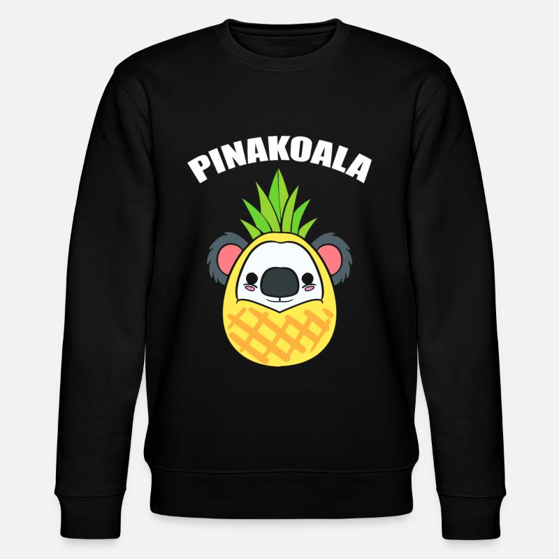 Koala Wortspiele Ananaspflücker - Stanley/Stella Unisex Bio-Sweatshirt CHANGER - Schwarz