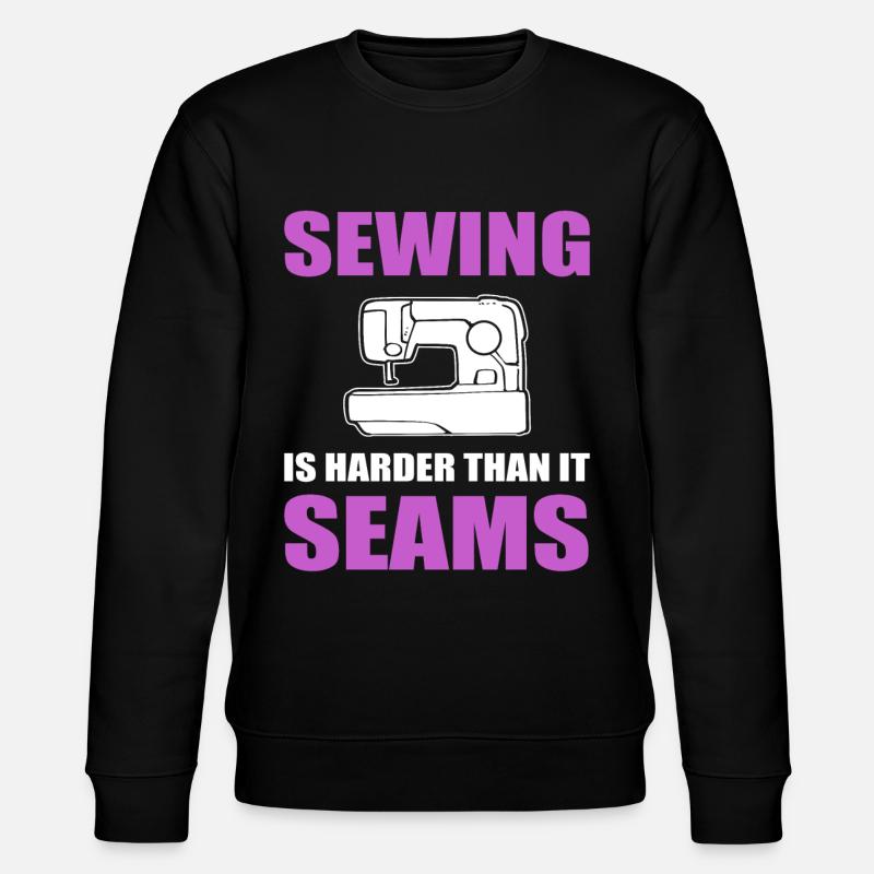 Quilt & Nähen Schneider - Stanley/Stella Unisex Bio-Sweatshirt CHANGER  - Schwarz