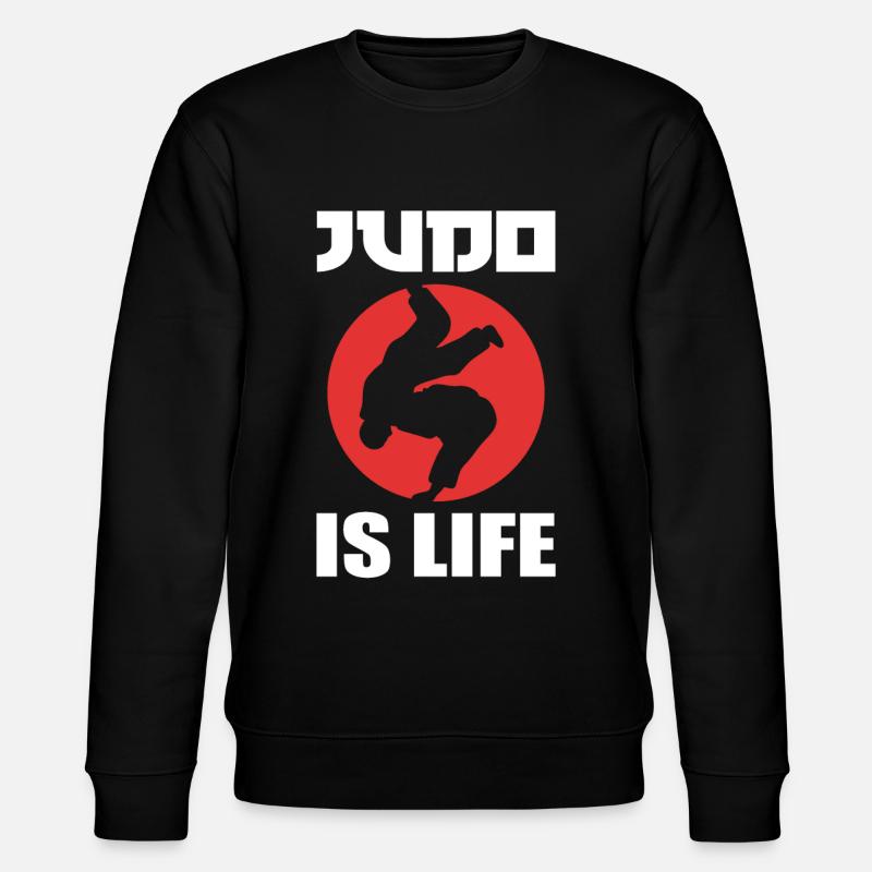 Judo -Kampfkunst Judoka - Stanley/Stella Unisex Bio-Sweatshirt CHANGER  - Schwarz