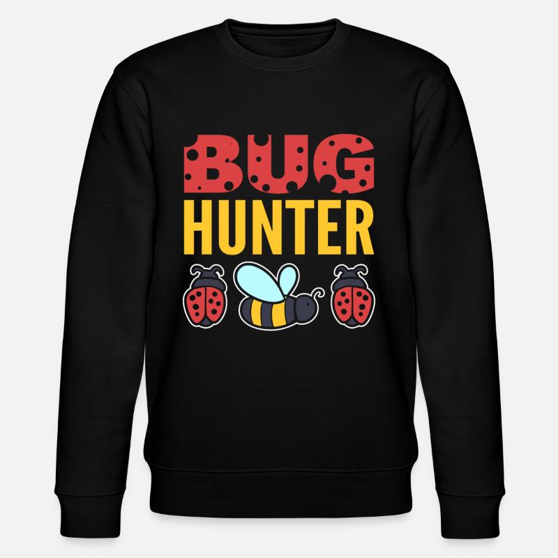 Bug Hunter Entomologe - Stanley/Stella Unisex Bio-Sweatshirt CHANGER  - Schwarz