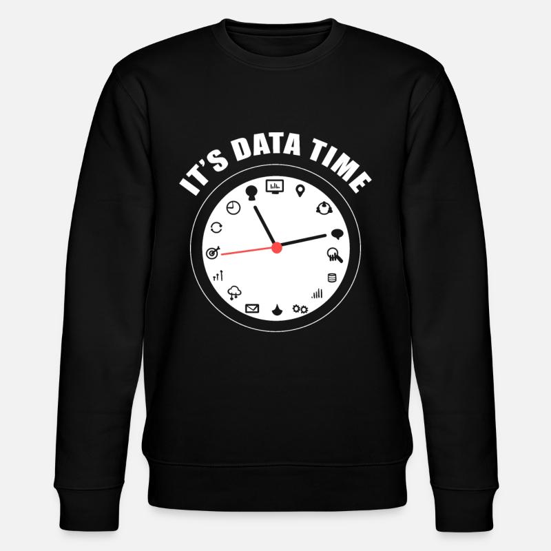 Datenanalyse Data Warehouse Analyst - Stanley/Stella Unisex Bio-Sweatshirt CHANGER  - Schwarz