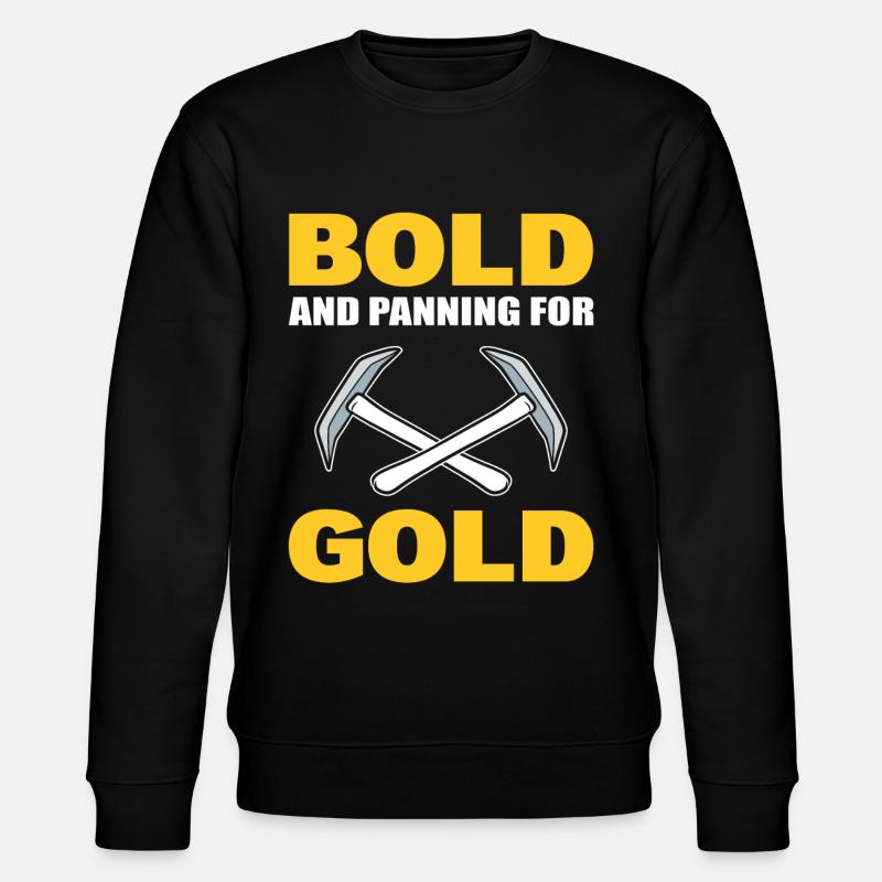 Goldschwenk Goldener Panner - Stanley/Stella Unisex Bio-Sweatshirt CHANGER  - Schwarz