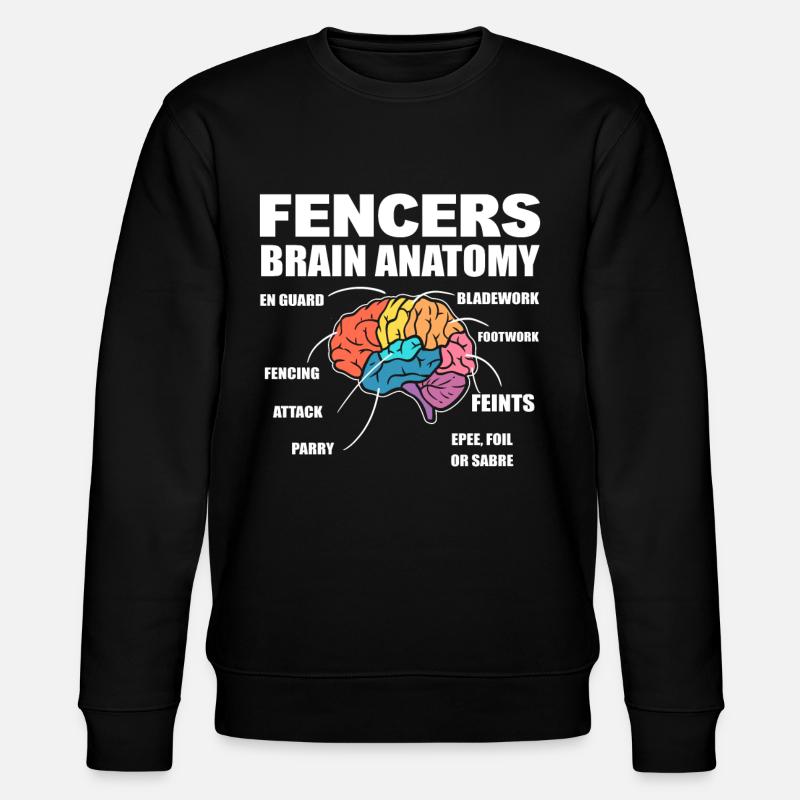 Fechten Kampfsport Fechter - Stanley/Stella Unisex Bio-Sweatshirt CHANGER  - Schwarz