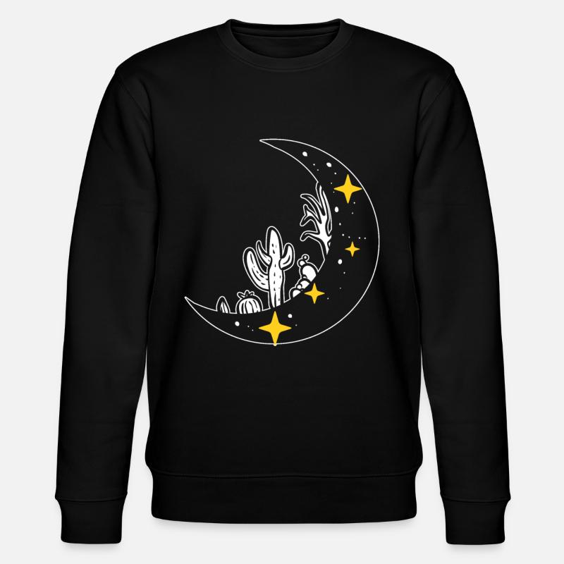 Wüstenmond Gärtner - Stanley/Stella Unisex Bio-Sweatshirt CHANGER  - Schwarz