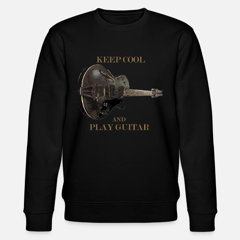 guitare - Sweat bio CHANGER Stanley/Stella Unisexe - noir