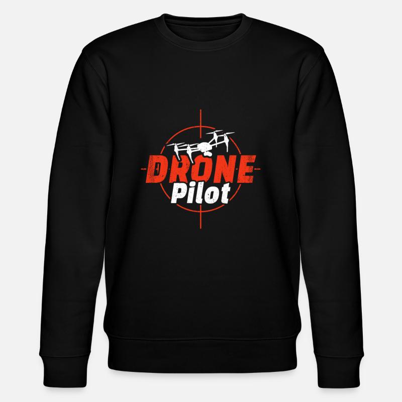 Drone Pilot - Pilote de drones - Sweat bio CHANGER Stanley/Stella Unisexe - noir