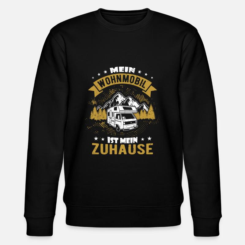 Wohnmobil - Stanley/Stella Unisex Bio-Sweatshirt CHANGER  - Schwarz