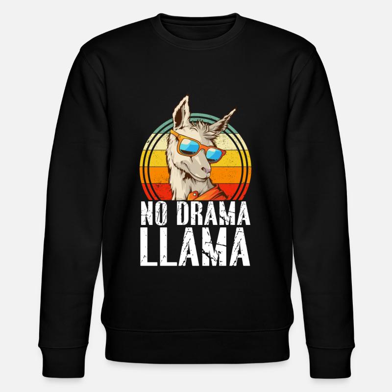 Pas de drame LLama - Sweat bio CHANGER Stanley/Stella Unisexe - noir