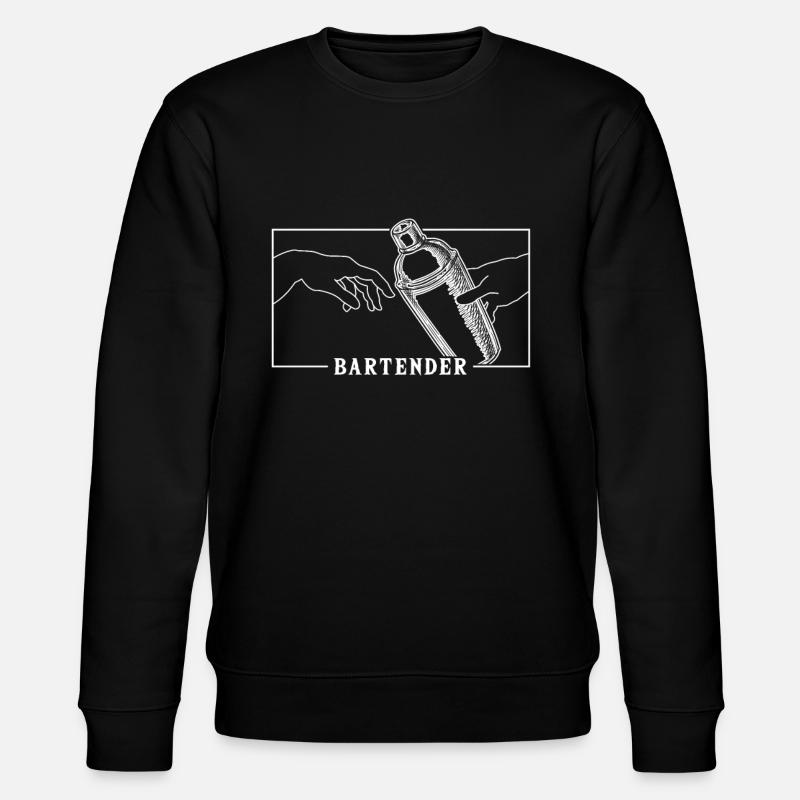 Michelangelo Création d’Adam Barman - Sweat bio CHANGER Stanley/Stella Unisexe - noir