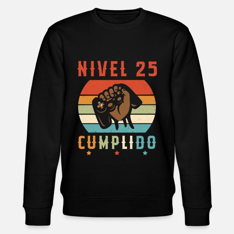 Niveau 25 Complet - Sweat bio CHANGER Stanley/Stella Unisexe - noir