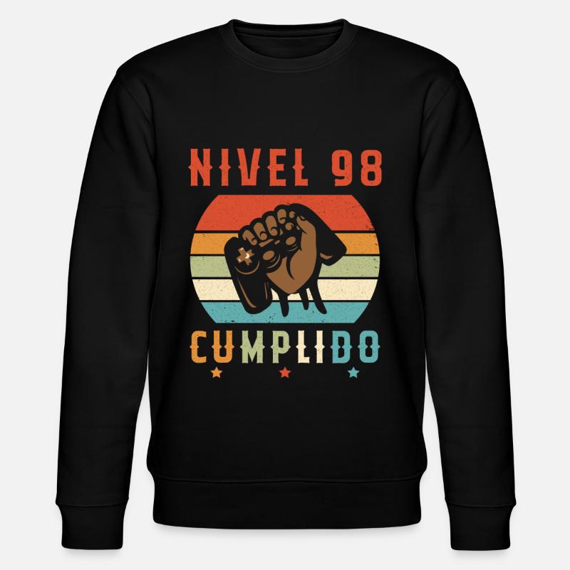 Niveau 98 Complet - Sweat bio CHANGER Stanley/Stella Unisexe - noir