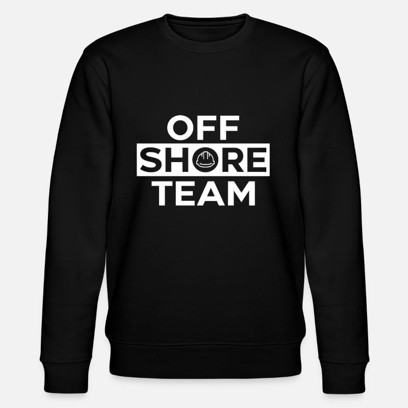 Équipe offshore - Sweat bio CHANGER Stanley/Stella Unisexe - noir