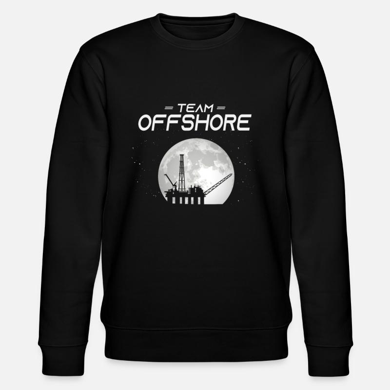 Team Off Shore - Stanley/Stella Unisex Bio-Sweatshirt CHANGER - Schwarz