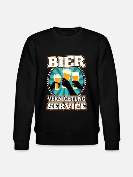 Bier Vernichtungsservice - Stanley/Stella Unisex Bio-Sweatshirt CHANGER  - Schwarz