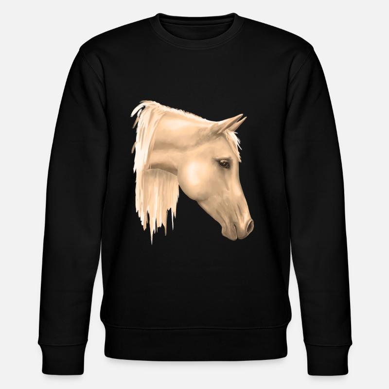 Motif de cheval - Sweat bio CHANGER Stanley/Stella Unisexe - noir