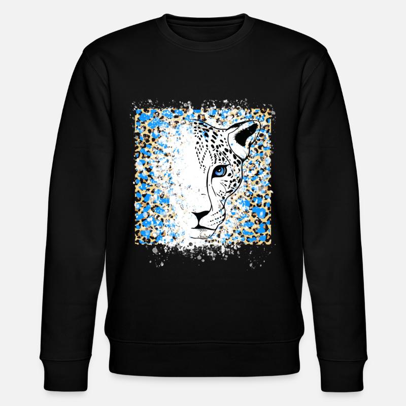 Impression Cool Animal - Sweat bio CHANGER Stanley/Stella Unisexe - noir