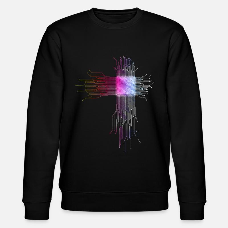 Programmer CPU Motif - Stanley/Stella CHANGER Unisex Organic Sweatshirt - black