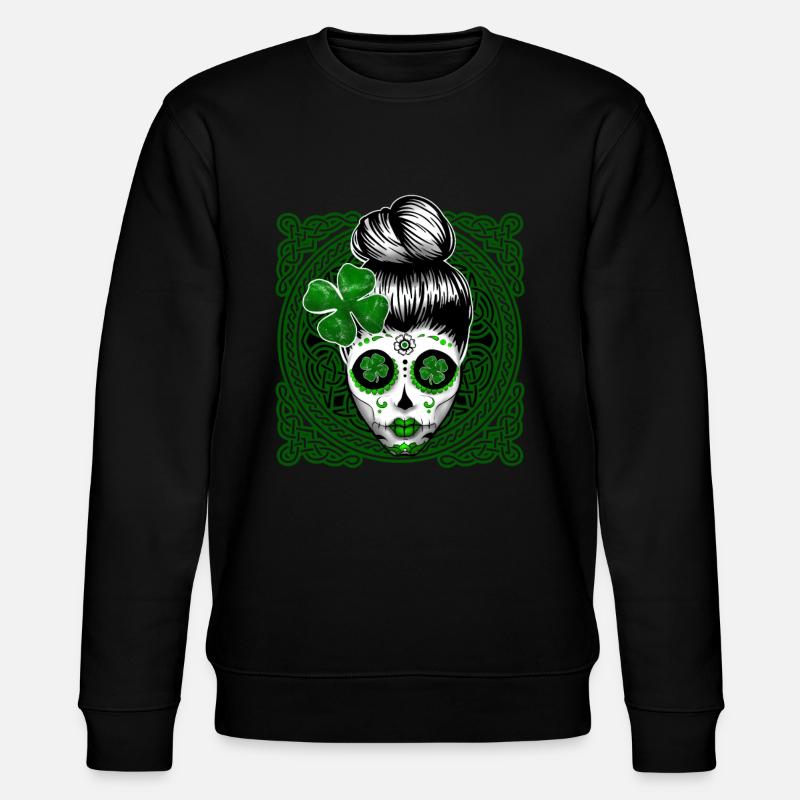 Saint Patrick's Day Celts Scottish - Stanley/Stella CHANGER Unisex Organic Sweatshirt - black
