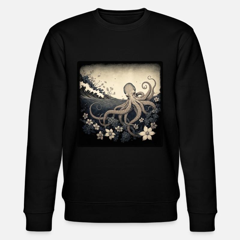 Pieuvre - Sweat bio CHANGER Stanley/Stella Unisexe - noir