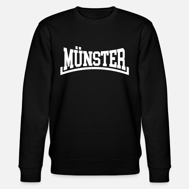 Münster - Stanley/Stella Unisex Bio-Sweatshirt CHANGER  - Schwarz