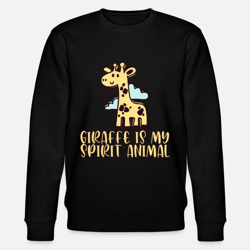 Girafe - Sweat bio CHANGER Stanley/Stella Unisexe - noir