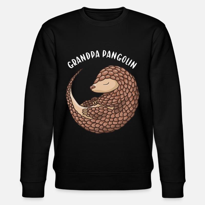 Grand-père Pangolin - Sweat bio CHANGER Stanley/Stella Unisexe - noir