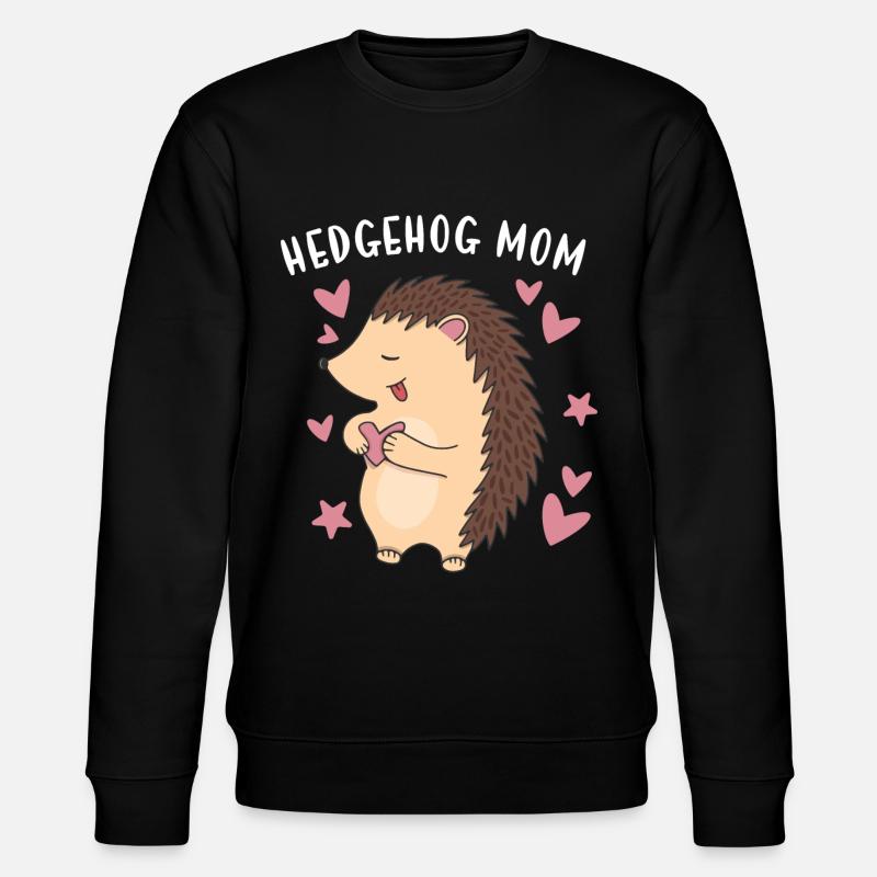 Hedgie Hérisson Maman Hérisson - Sweat bio CHANGER Stanley/Stella Unisexe - noir